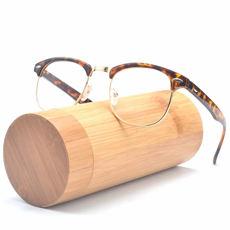 MINCL/женская модная оправа для очков мужские винтажные круглые прозрачные линзы