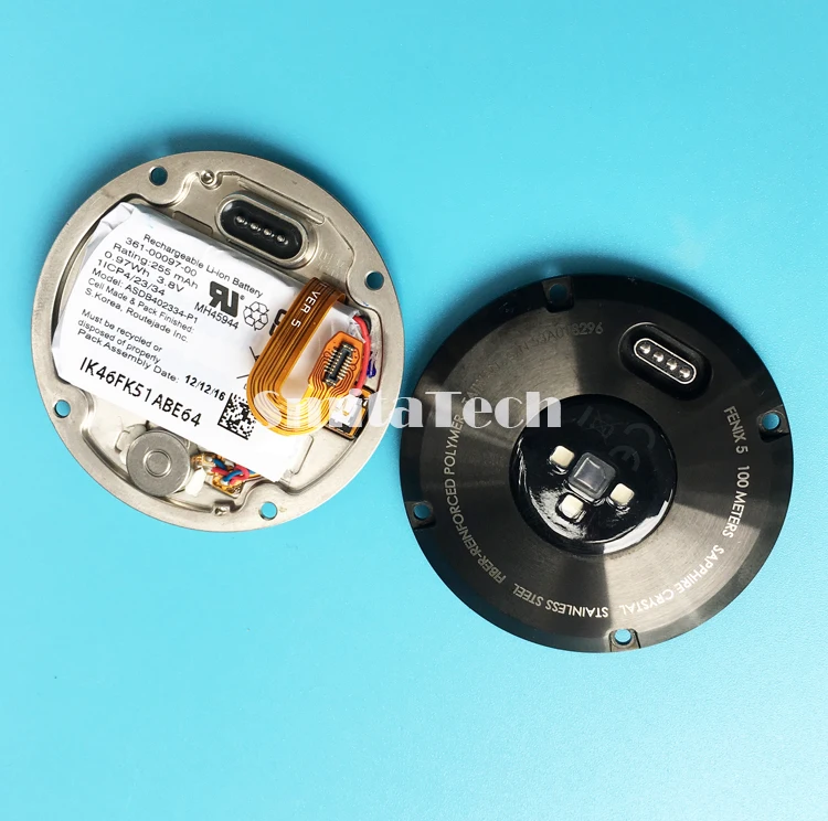 Для Garmin Fenix 5 gps задней крышки часов чехол с литий-ионным аккумулятором Запасная часть