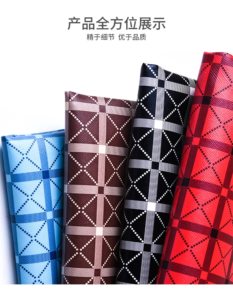 Водонепроницаемый и износостойкий Кожаный Багаж декоративная печать решетка