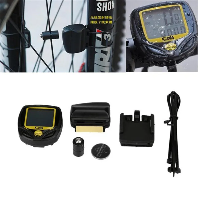A1 Speedometer Wireless LCD Bike Computer Speed Odometer Cycle Bicycle Waterproof Wholesales&ampRetails | Спорт и развлечения