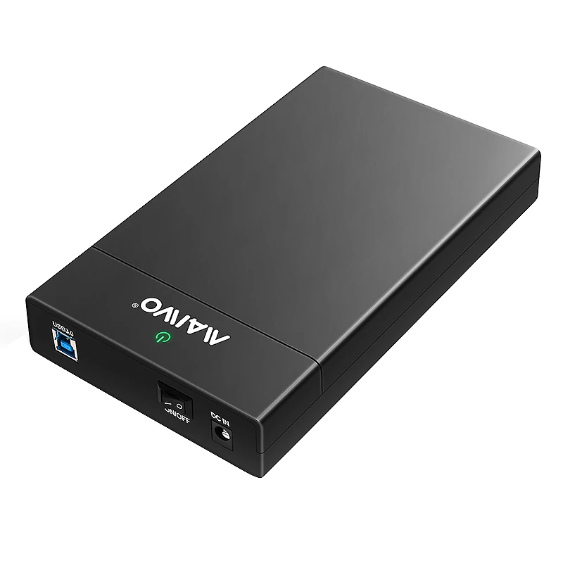MAIWO K3568A 2,5 дюймовый корпус жесткого диска USB 3,0 Высокоскоростная поддержка 3,5 дюймов SATA/SSD Чехол черный корпус для жесткого диска(US Plu
