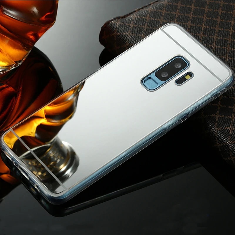 Тонкий зеркальный чехол для Samsung Galaxy J2 CORE PRO A6 A8 J6 J4 PLUS A7 A750 Note9 S8 S9 розовое золото Модный мягкий чехол