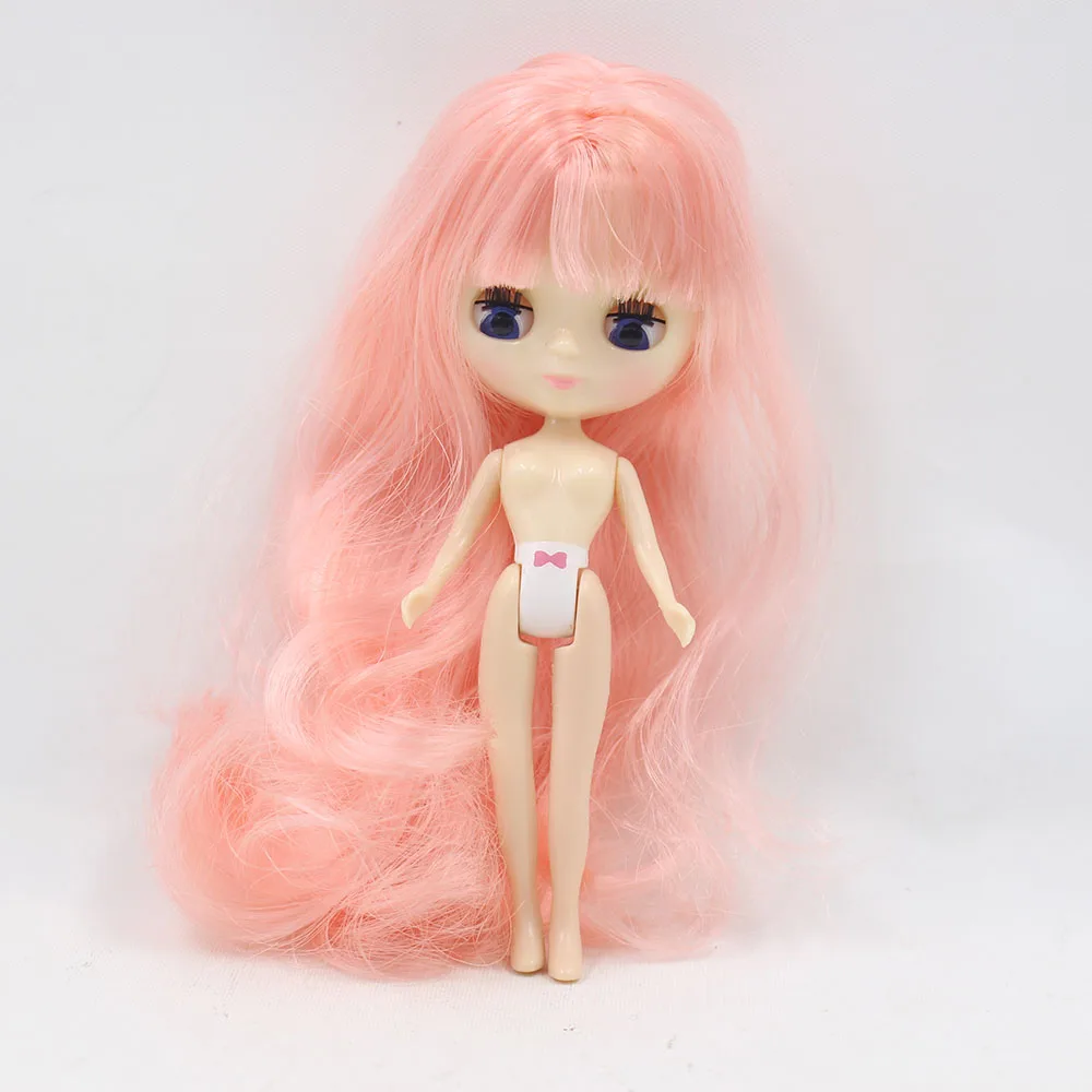 Мини blyth кукла Обнаженная фабрика кукла подходит для diy Изменить макияж волосы очень долго может изменить их волосы, такие как в точках - Цвет: Like the picture