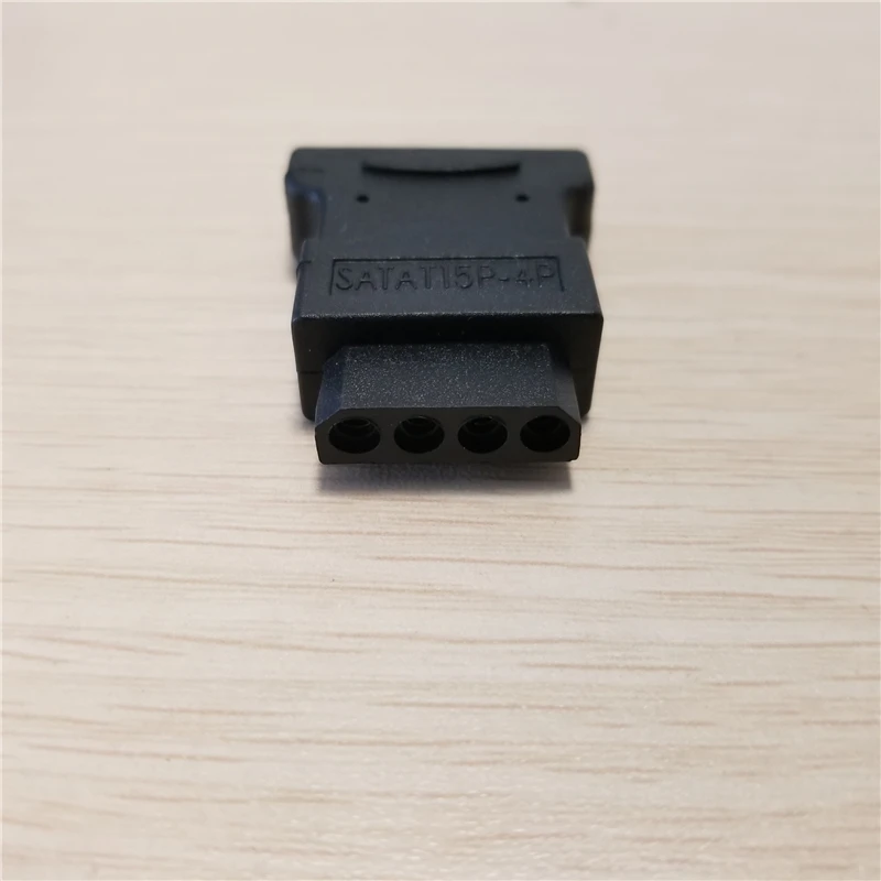 10 шт./лот 4Pin к 15Pin гнездовой мужскому IDE Molex SATA Кабель питания Шнур адаптер