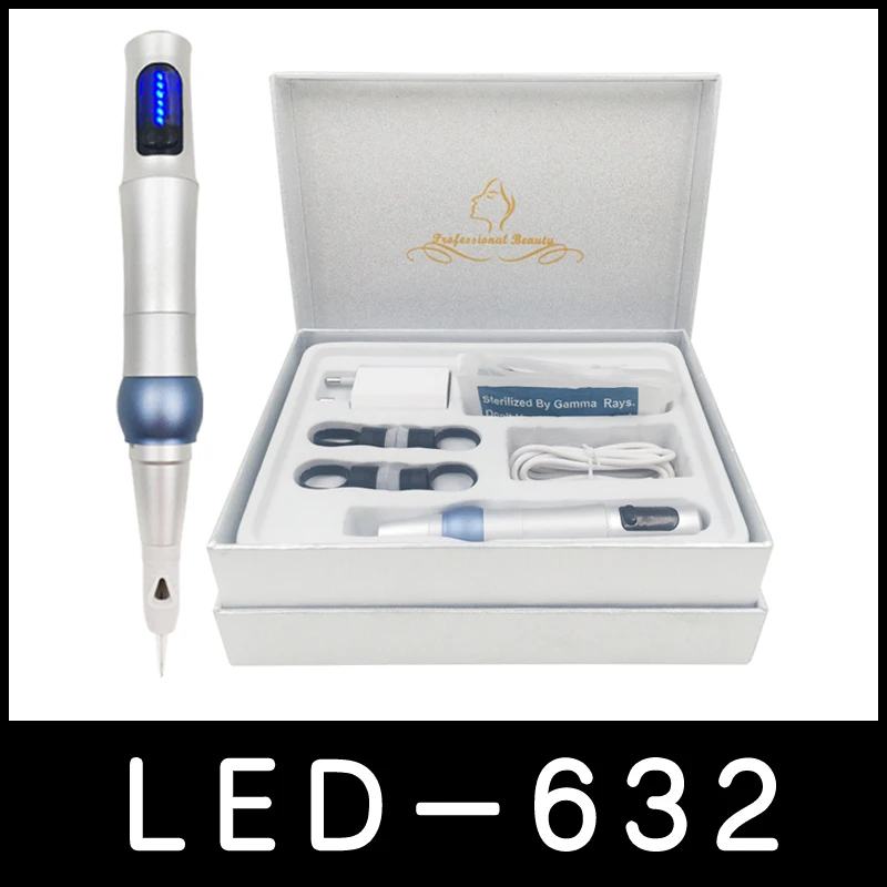 Chuse 6 LED Liberty бровей Перманентный макияж тату машина ручка для татуировки