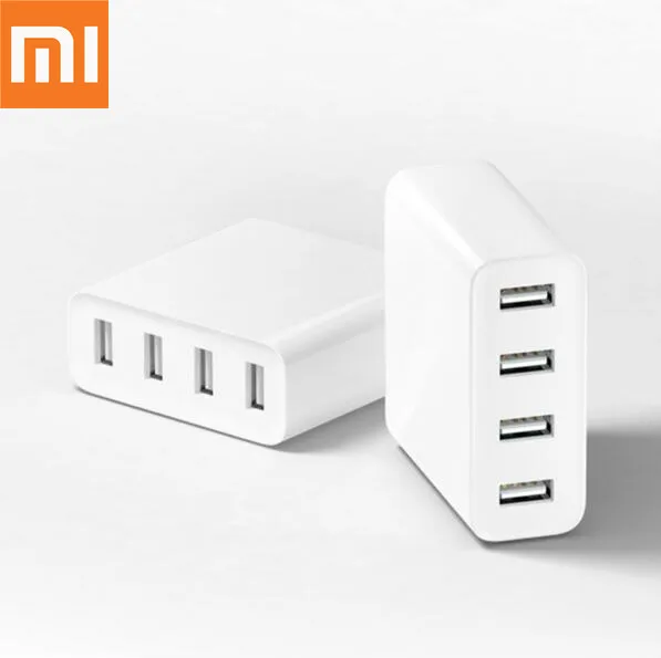 Оригинальное зарядное устройство XiaoMi USB 4 порта 5 В/7A 35 Вт Зарядное для путешествий