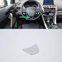 car accessories interior abs lhd steering wheel cover decorative trim for mitsubishi eclipse cross 2018
