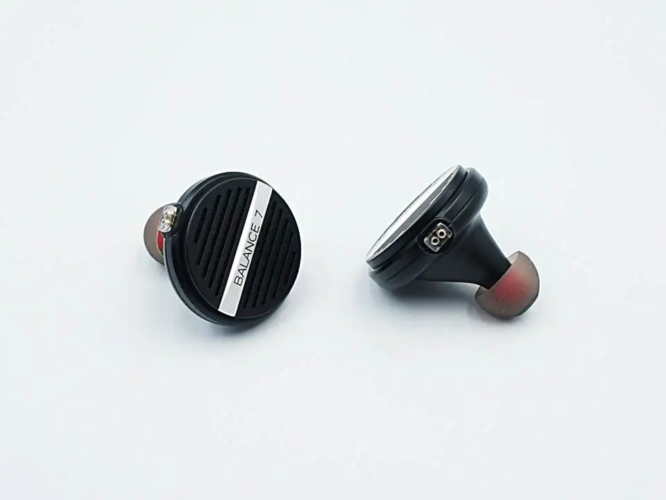 Black TFZ баланс 7 плоский драйвер 2Pin 0,78 мм HiFi аудиофиловые наушники-вкладыши IEMs - Color: Black