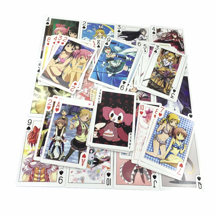 Аниме Покер Puella Magi Madoka Magica персонаж колода игрушка для коллекции игровых карт PK0010