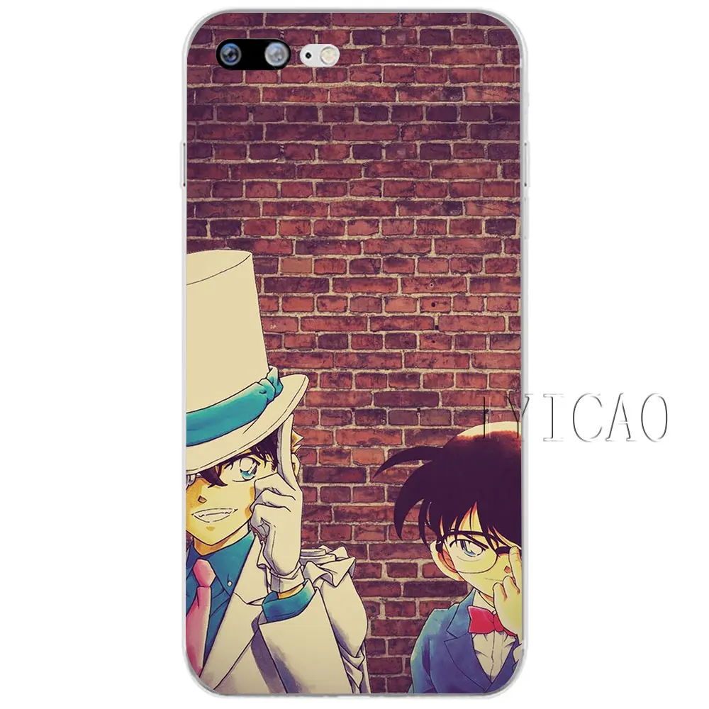 IYICAO Anime Detective Conan Hard transparent case for iPhone XR X XS Max 8 7 6 6S Plus 5 5S 5C 4 4S Cover | Мобильные телефоны и