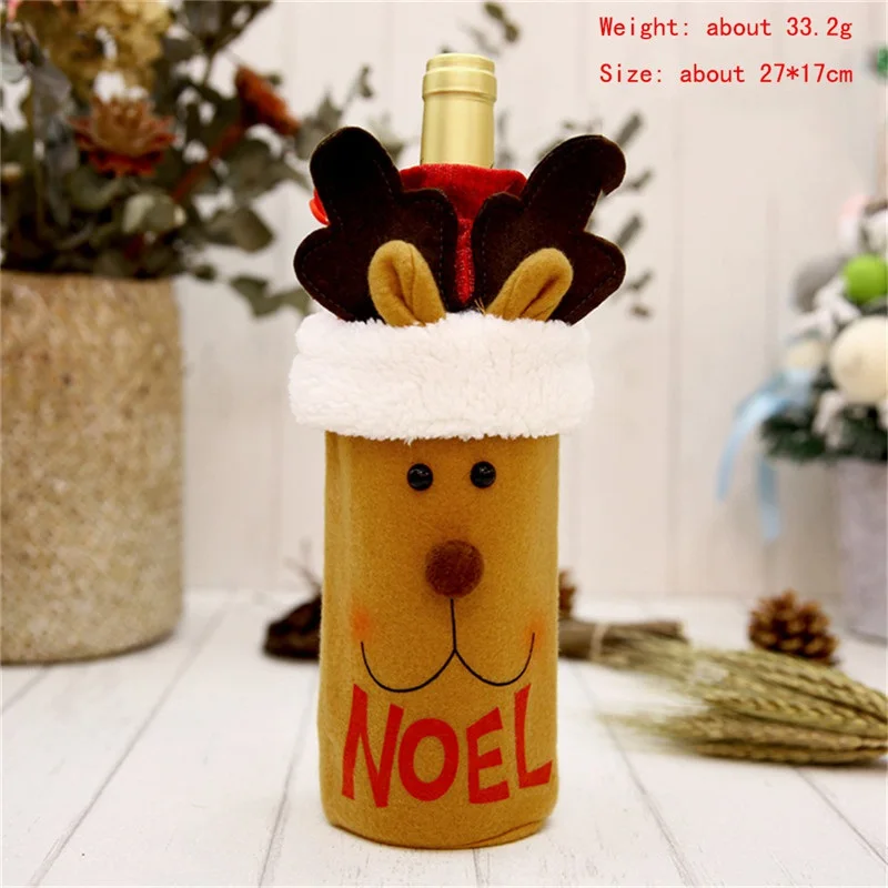 Hoomall чехол для вина сумка бутылок рождественские украшения домашнего