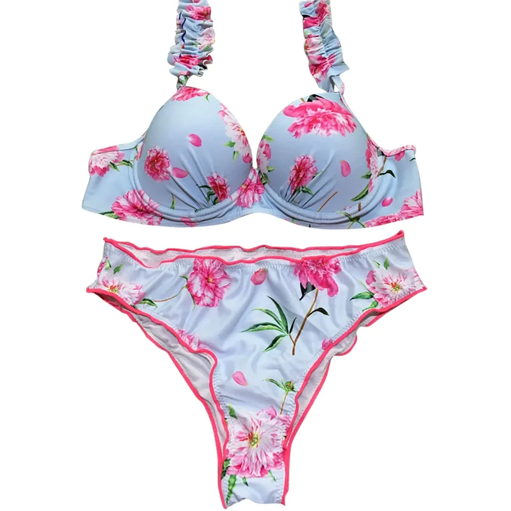 SAGACE повязка купальник бикини женский широкий плечевой ремень 2019 купальный