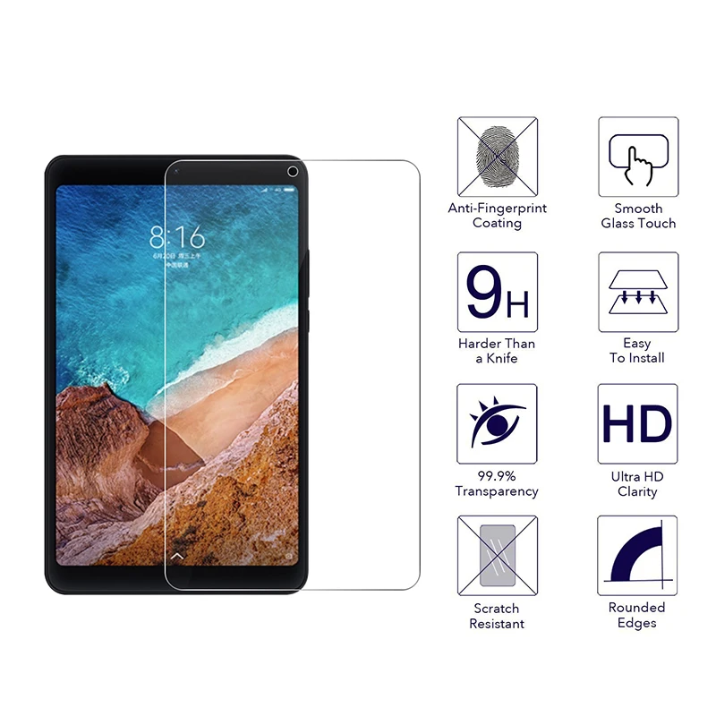 Для Xiaomi Mi Pad 4 MiPad защита экрана Стекло 9H закаленное стекло для Plus Защитная пленка