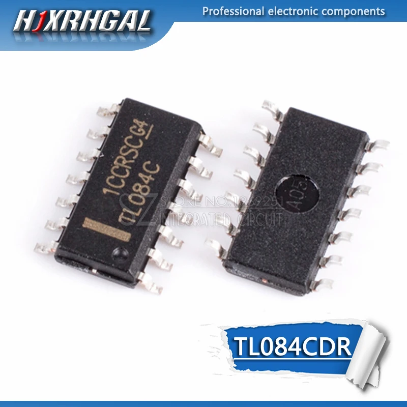 10pcs TL084CDR SOP TL084C TL084 SMD SOP-14 | Электронные компоненты и принадлежности
