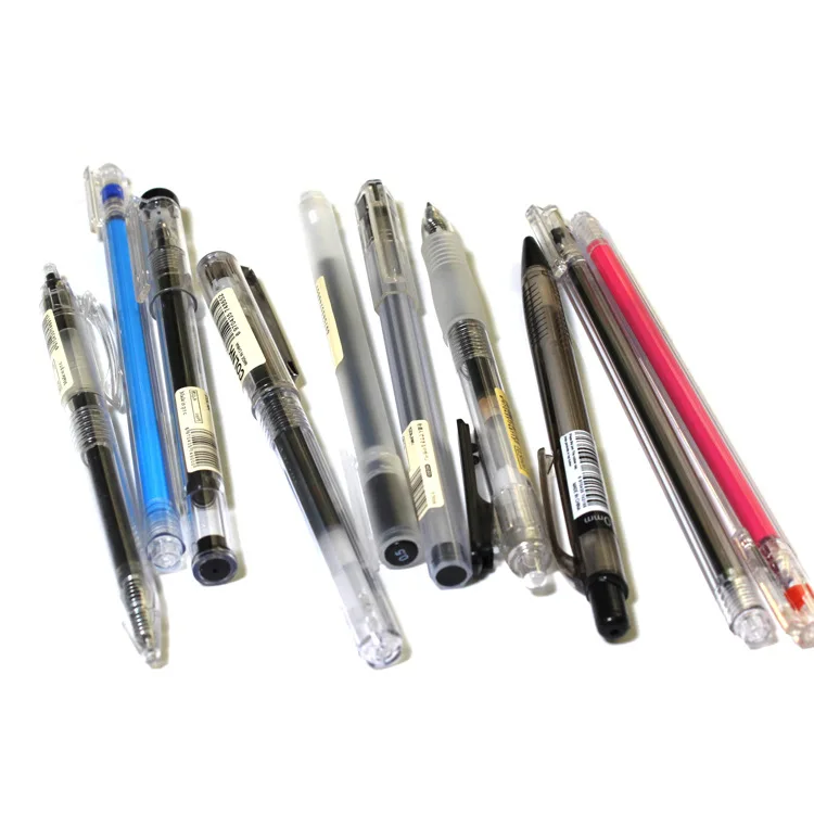 TUNACOCO Muji стиль 10 шт./компл. ручка ручки для школы Ручки стационарные гелевые черный