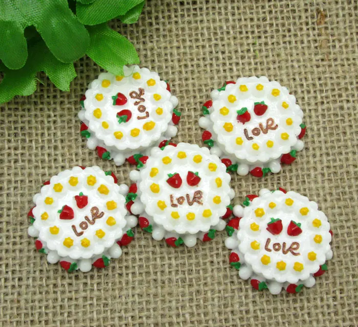 

10 шт смолы круглые украшения для тортов ремесла Flatback Кабошон Скрапбукинг подходящие заколки для волос, украшения, бусы Diy