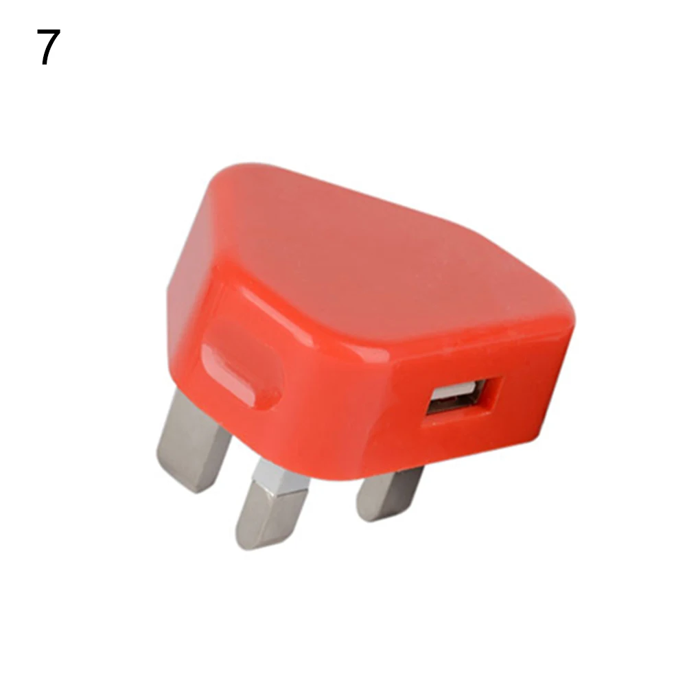 Горячее новое поступление, 5 В, 1 А, USB настенное зарядное устройство, штепсельная вилка Великобритании, адаптер питания переменного тока для путешествий, для samsung, iPhone, USB настенное зарядное устройство, штепсельная вилка Великобритании, для путешествий