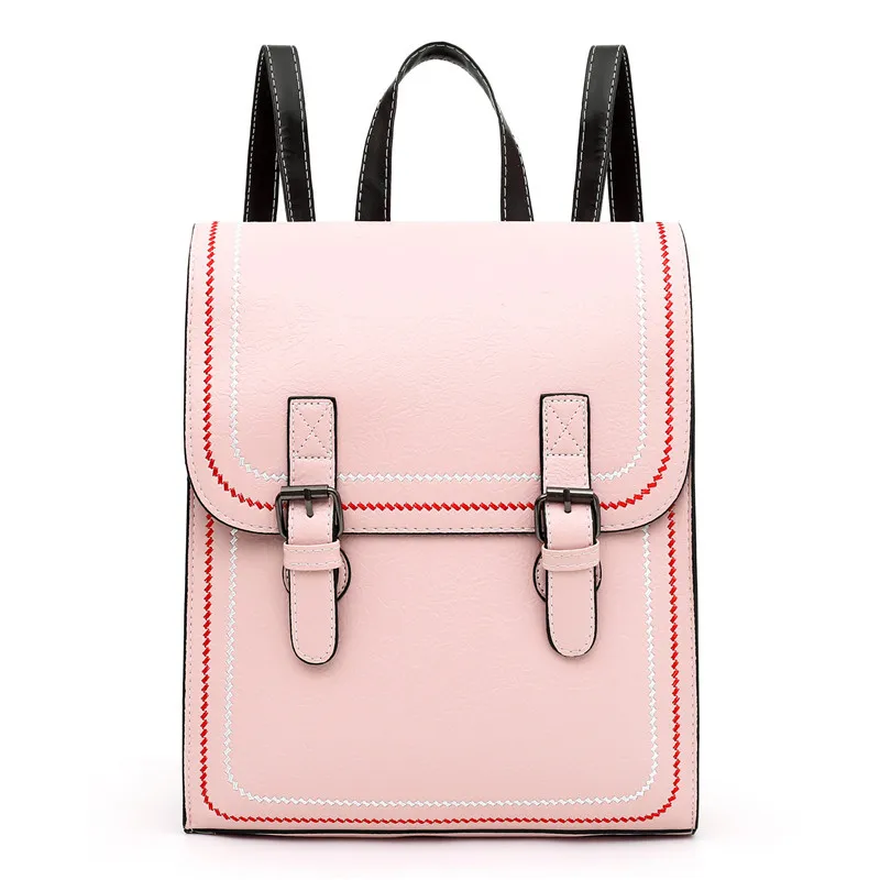 

Fashion British style Women Backpack Multi-function Youth Leather Backpacks for Teenage Girls Female School Shoulder Bag Bagpack
