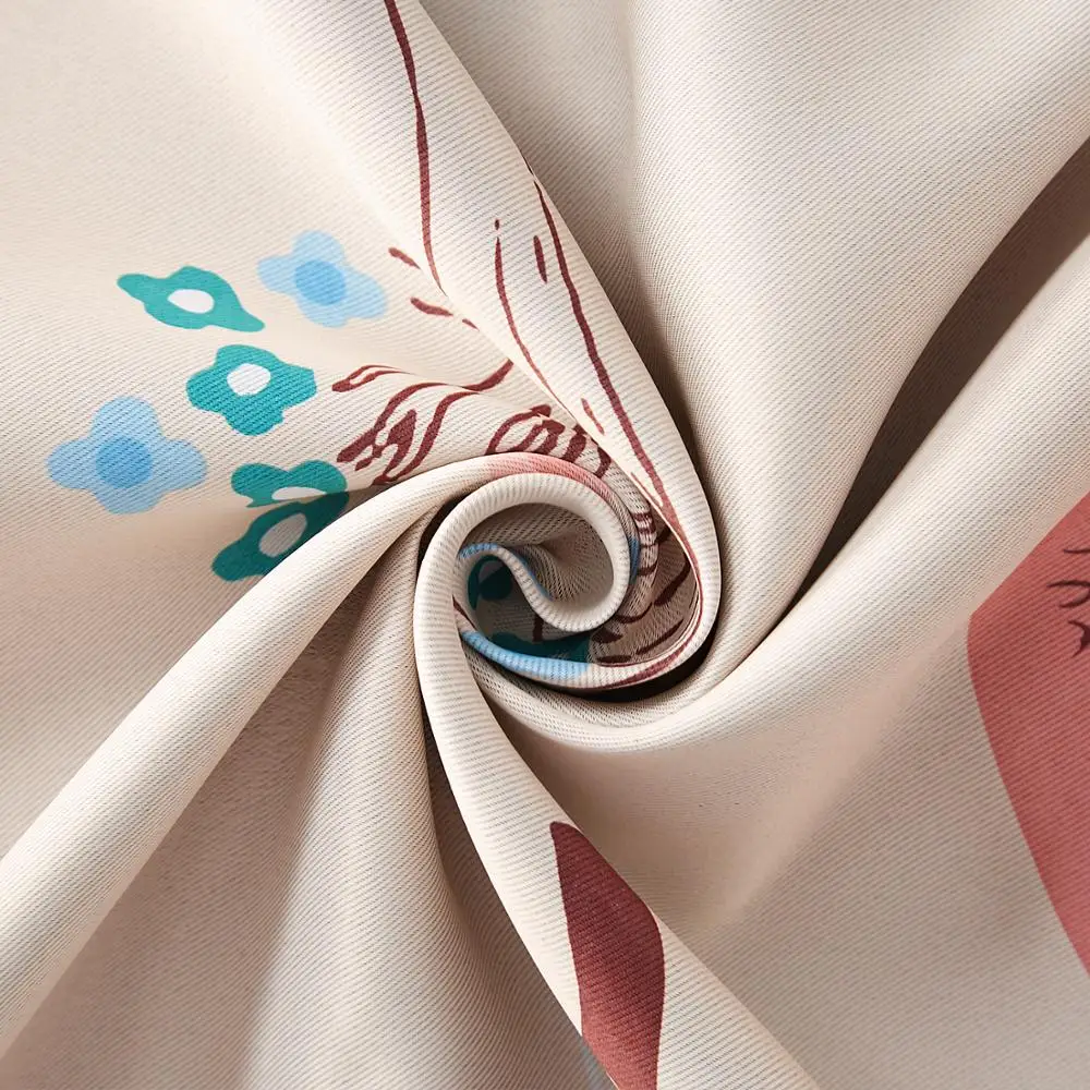 

Topfinel Children Curtains for Living Room Bedroom Happy Tree Pattern Voile Curtain kids Bedroom Girls Lovely Curtains Drapes