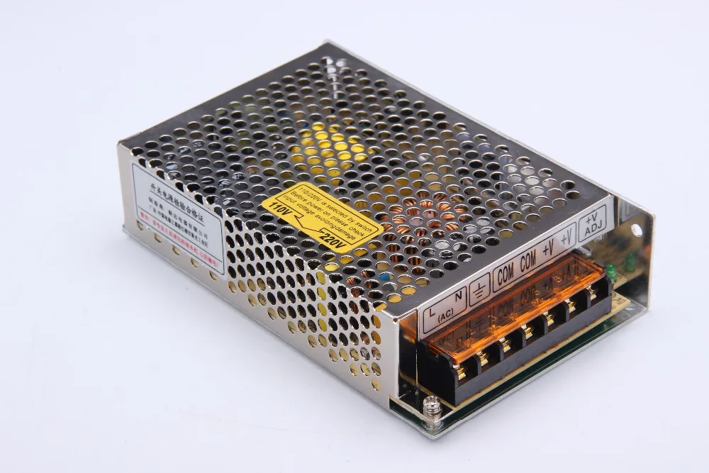 24V Регулируемый Swithching Питание 6.5A 150W 100 240V AC к DC светодиодный драйвер постоянного