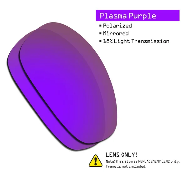 Purple-ShieldCoat SmartVLT поляризованные Сменные линзы для солнцезащитных очков Окли Джульетта-несколько вариантов - Цвет линз: Purple-ShieldCoat