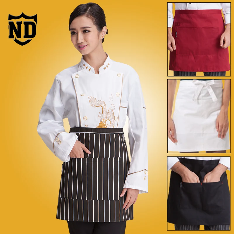 Фартук для костюма шеф-повара маленький фартук западный ресторан костюм магазин