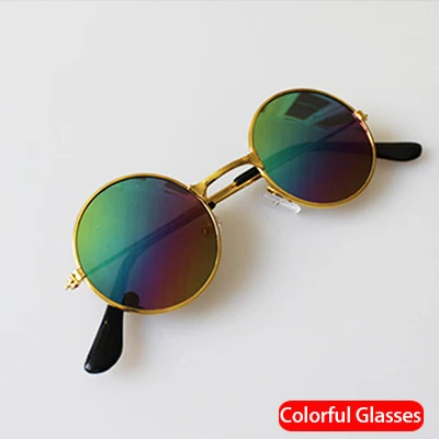 Colorful Glasses Милые! детские очки для фотосессии длиной 10 см для новорожденных, реквизит для фотосессии, модные аксессуары для мальчика - Цвет: Colorful Glasses