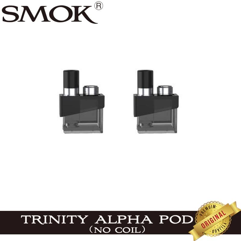 2 шт./лот оригинальный сменный картридж SMOK Trinity Alpha 8 мл атомайзер для электронной