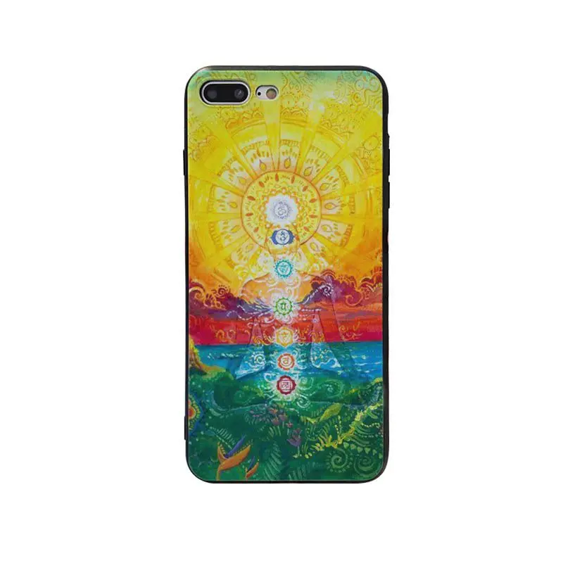 Babaite The mandala chakra Insist yoga Custom Photo Soft Phone Case for iPhone 8 7 6 6S Plus 5 5S SE XR X XS MAX Coque Shell | Мобильные
