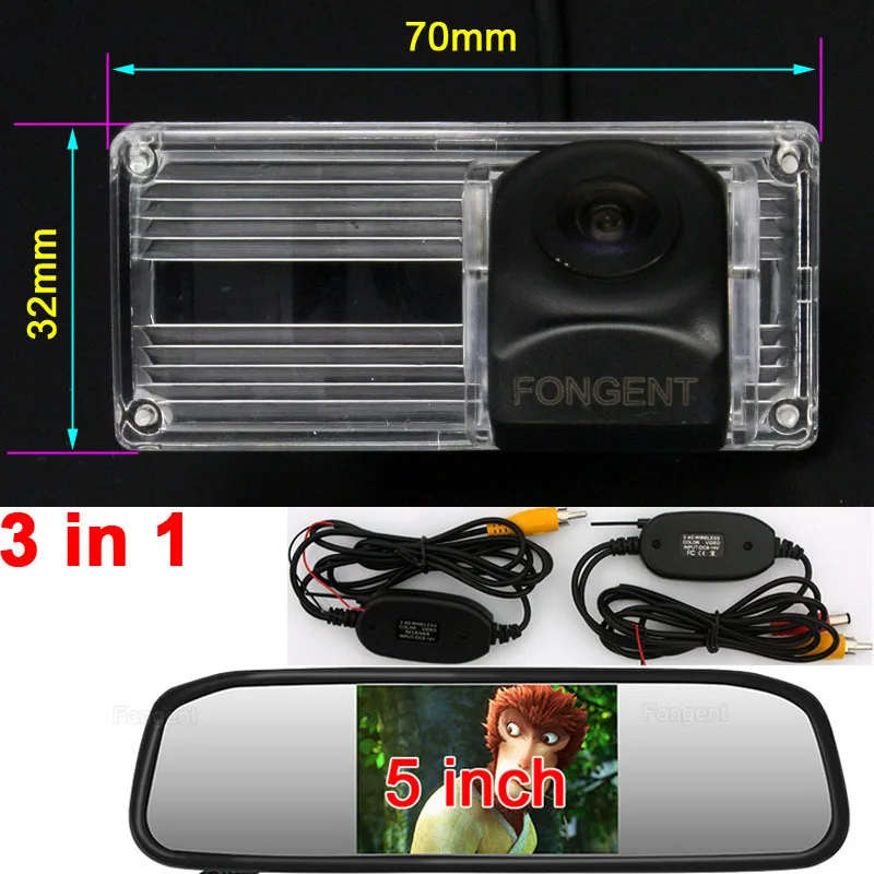 Y8002-AV-H2-50 Для Toyota land Cruiser 200 LC200 2013 2012 2011 2010 2009 2008 2007 2006 2005 автомобиля обратная парковочная камера заднего вида монитор - Название цвета: Y8002-AV-H2-50