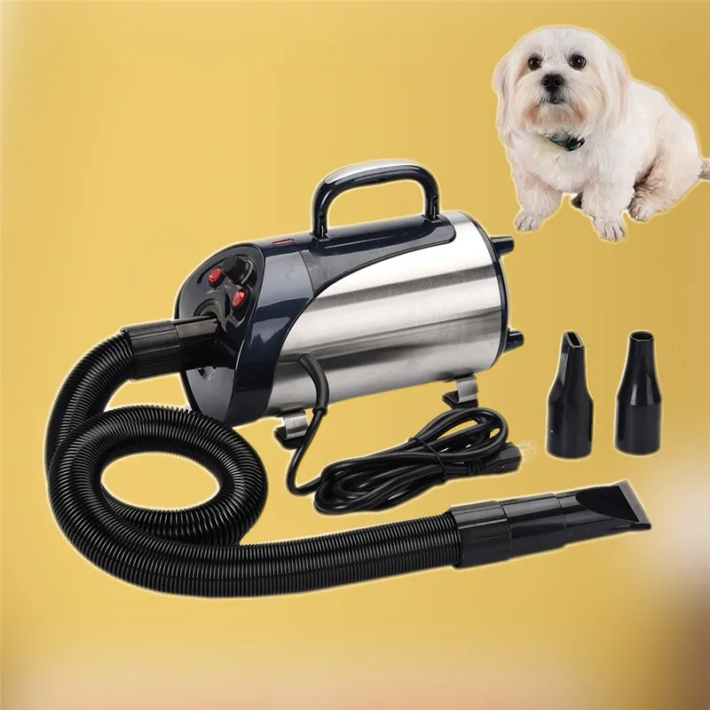 Тихий Фен с насадкой для домашних животных собак кошек 2800 Вт 1 шт.|dryer for dog|dog hair