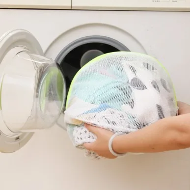 Модели произвольный цвет квадрат сетчатая ткань прачечная мешок с ограниченным