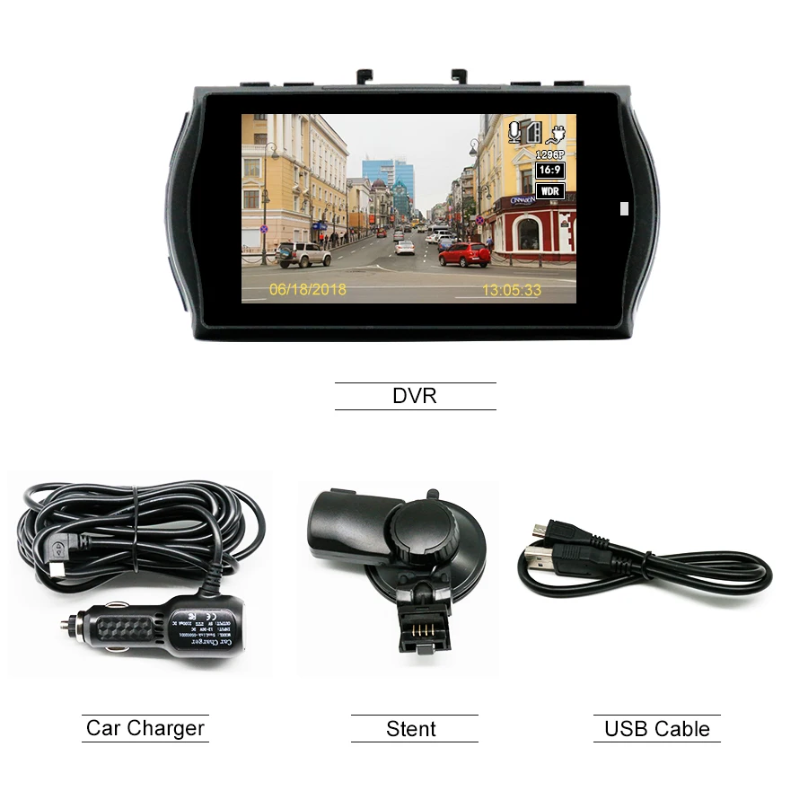 Kommander Видеорегистраторы для автомобилей gps Камера с Speedcam 1296 P Full HD Ambarella A7LA70 60Fps dvr