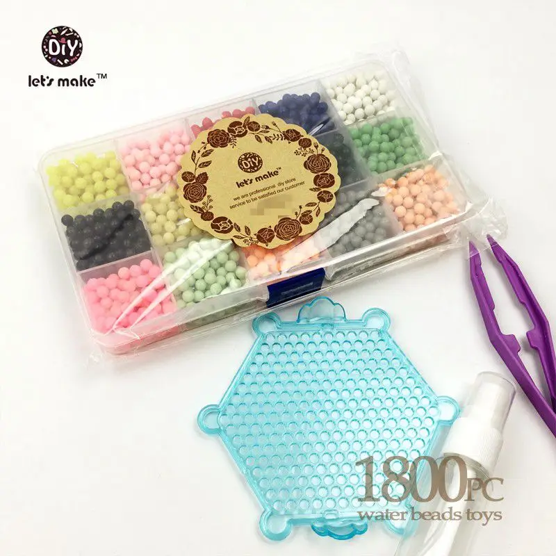 Давайте сделаем воду липкий Perler бисер Pegboard набор предохранителей бусины головоломки водные шарики Бонд развивающие игрушки Diy Дети