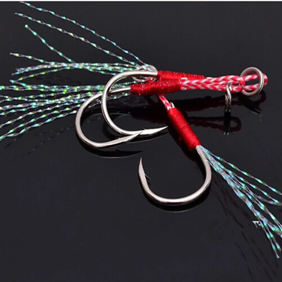 15 шт. * завязанный крючок с бородкой из высокоуглеродистой стали