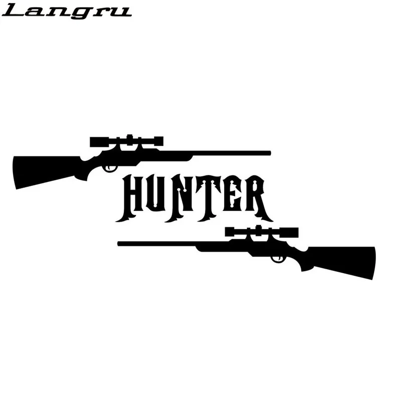 

Langru Автонаклейка Охотничья винтовка s автостайлинг виниловая наклейка стикер автомобили раньше Jdm