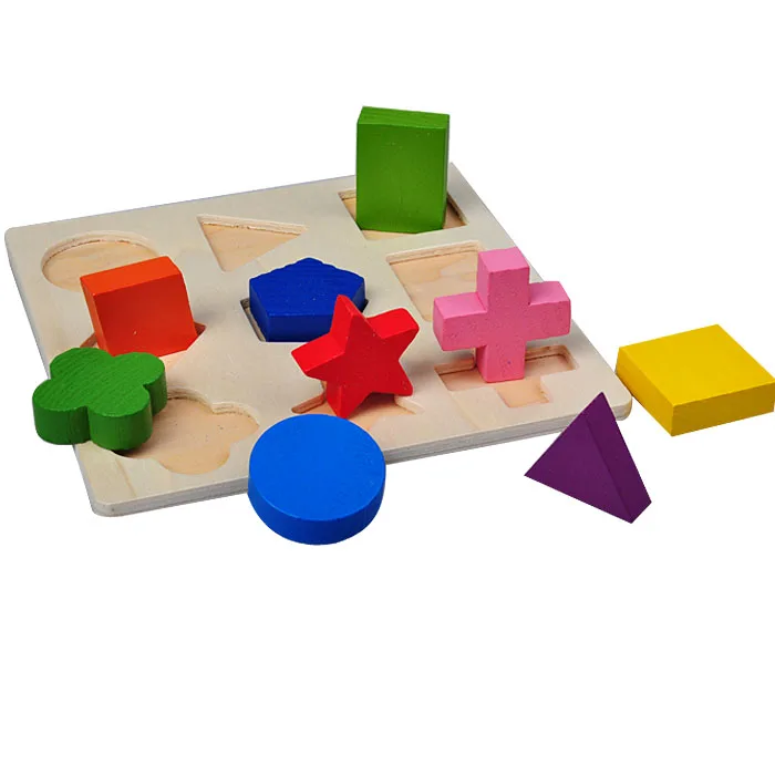 1 Компл. Детские Дети Деревянный Головоломки Монтессори Раннего Обучения