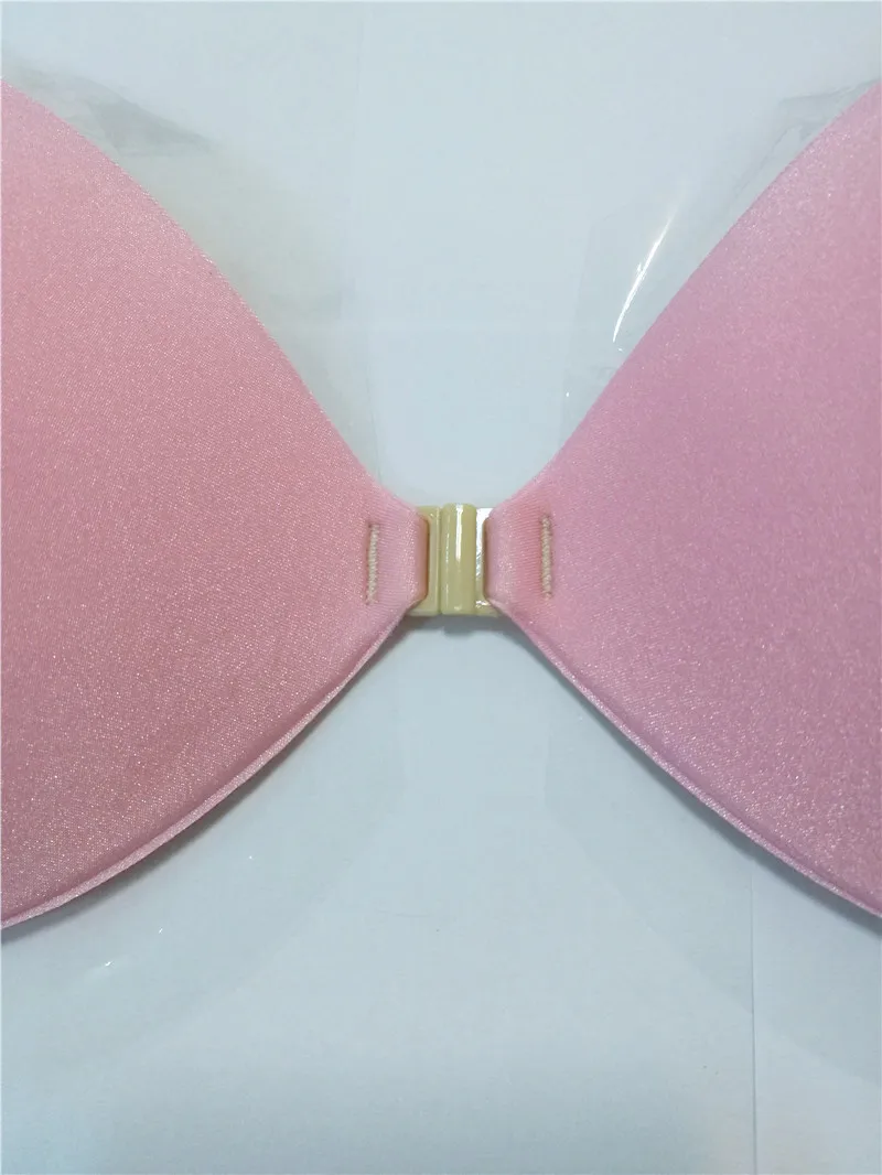 Женская Передняя Кнопка в форме цветка многоразовый розовый цвет невидимый