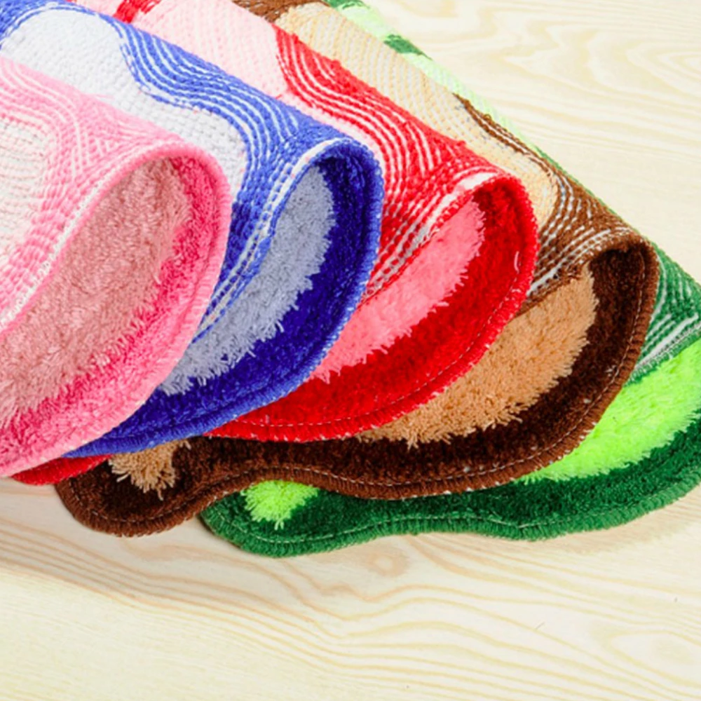 Акриловые креативные коврики для больших ножек Нескользящие 5 цветов 40x60