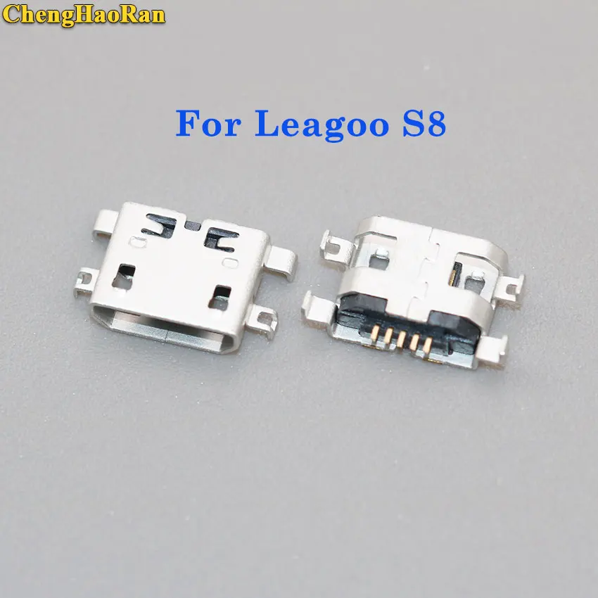 ChengHaoRan 5 шт. Micro USB для Leagoo M5 Plus S8 T8S M9 Pro M8 PRO shark 1 разъем зарядки с портом