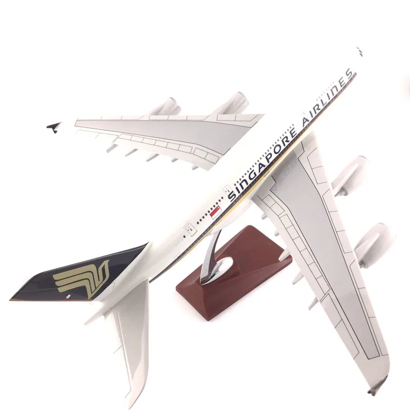 A380 SINGAPORE AIRLINES 45 47 см 1:150 модель самолета из сплава Коллекционная игрушки Подарки