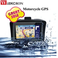 car gsp motorcycle gps navigation 4 3 touch screen ipx65 waterproof gps fmbluetooth built in 8gb free map