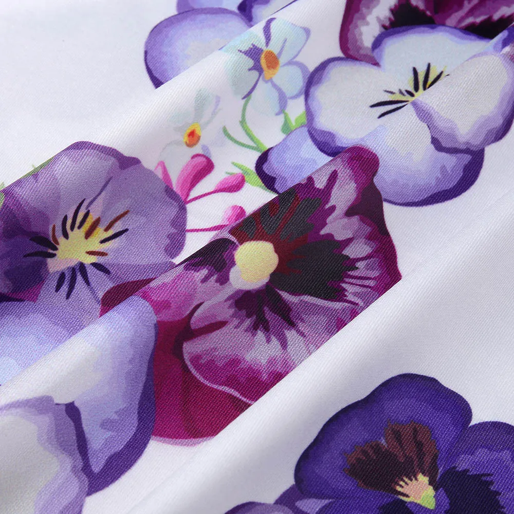 2019 Женская одежда платье для беременных ropa de mujer с цветочным принтом миди