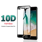 Защитное стекло 10D для iPhone 8, 7, 6s, 6 plus