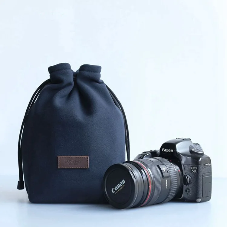 Сумка для камеры Roadfisher на шнурке Карманный чехол DSLR Canon 5D 6D 7D 60D 70D Nikon D800 D610 D4 D3S Sony