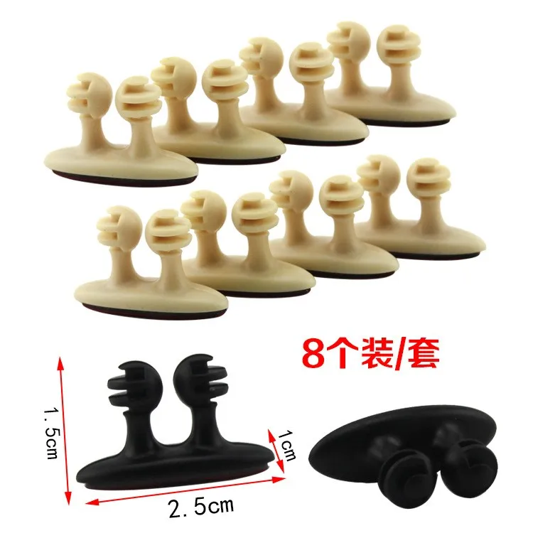 8 шт. автомобильный зажим для крепления провода Стайлинг фиксированный зарядки