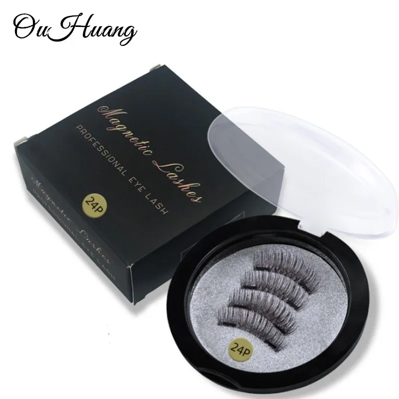 3D накладные ресницы на магнитах с 2 магнитами ручной работы магнитные