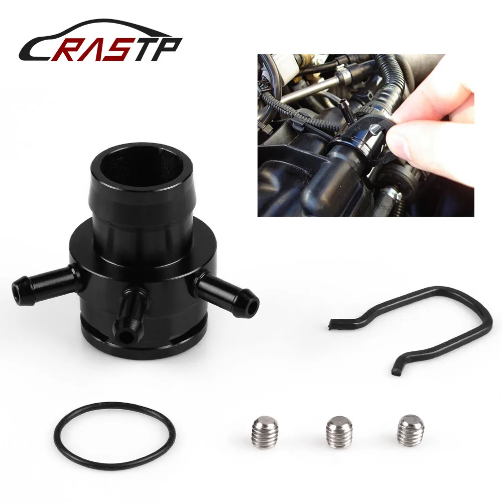 RASTP черный турбонаддув Tap для VW/Audi 2 0 T FSI TSI TFSI MK5 GTI B7 A3 A4 TT 06 13 Вакуумный датчик