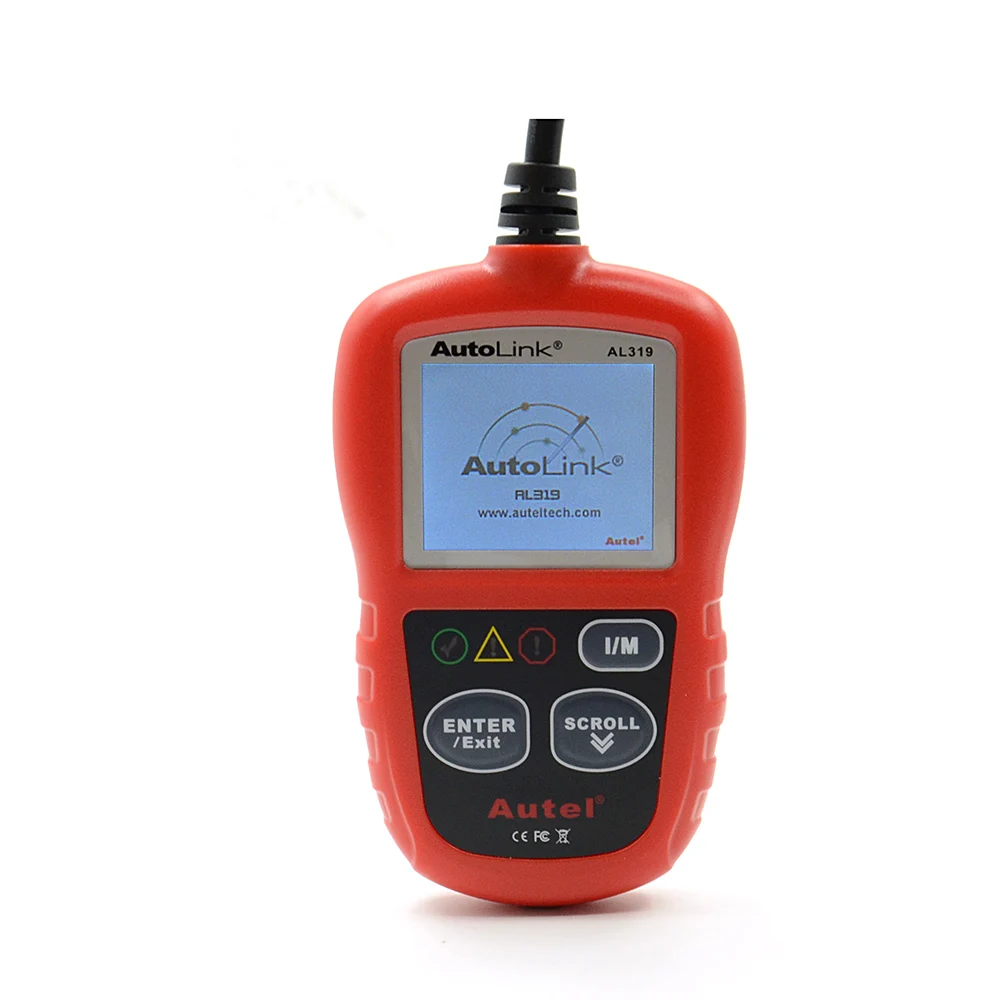 Autel OBD2 и Can считыватель кодов Авто Link AL319 автомобильный сканер диагностический