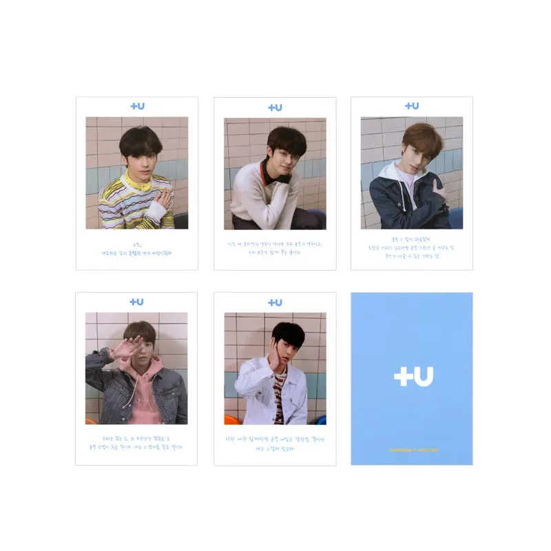 Youpop KPOP TXT CROWN The Dream Chapter Star альбом фото карта хип-хоп самодельные бумажные карты автограф Фотокарта XK615 - Цвет: XK615